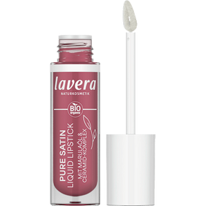 Lippenstift Liquid Pure Satin 03 Wild Mauve lavera NATURKOSMETIK