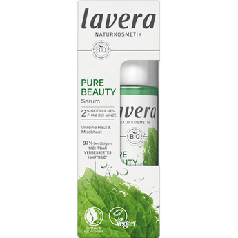 Serum Pure Beauty lavera NATURKOSMETIK