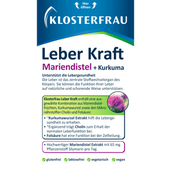 Leber Kraft (30 Tabletten), 21,1 g - VivaVoss