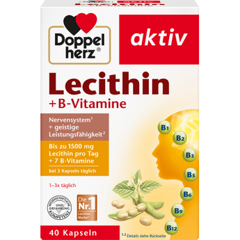Lecithin + B - Vitamine Kapseln 40 St., 41,6 g - VivaVoss