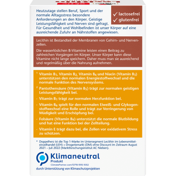 Lecithin + B - Vitamine Kapseln 40 St., 41,6 g - VivaVoss