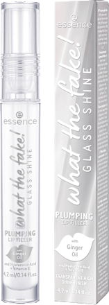 Lipgloss What The Fake! Glass Shine Plumping Lip Filler 01 Oh So Glassy essence