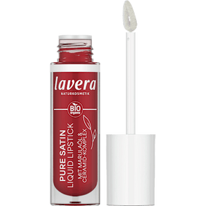 Lippenstift Liquid Pure Satin 01 Poppy Red lavera NATURKOSMETIK