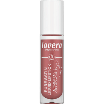 Lippenstift Liquid Pure Satin 02 Nude Petal lavera NATURKOSMETIK
