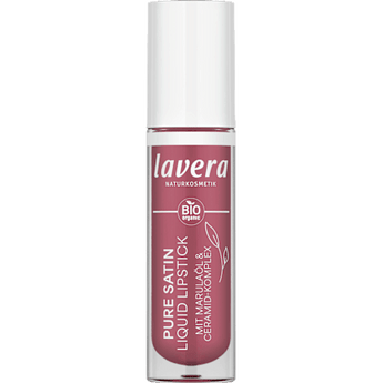 Lippenstift Liquid Pure Satin 03 Wild Mauve lavera NATURKOSMETIK