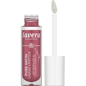 Lippenstift Liquid Pure Satin 03 Wild Mauve lavera NATURKOSMETIK