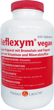 Reflexym tablets vegan 600 pieces, 420 g