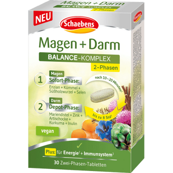 Magen + Darm Balance - Komplex Tabletten 30 St, 46,5 g - VivaVoss