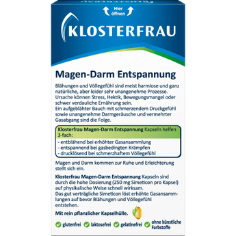 Magen - Darm Entspannung Kapseln, 20 St - VivaVoss