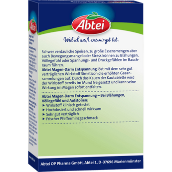 Magen - Darm Entspannungs - Kautabletten, 20 St - VivaVoss