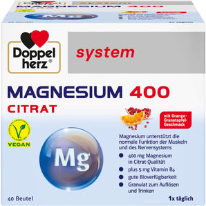 Magnesium 400 Citrat system Granulat , 40stk - VivaVoss