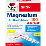 Magnesium 400 + Vitamine B6 + B12 + Folsäure Direktgranulat 20 St. Doppelherz