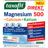Magnesium 500 + Calcium & Kalium Direkt Granulat 20 St, 62 g - VivaVoss