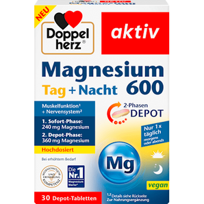 Magnesium 600 Tag + Nacht Depot-Tabletten 30 St Doppelherz