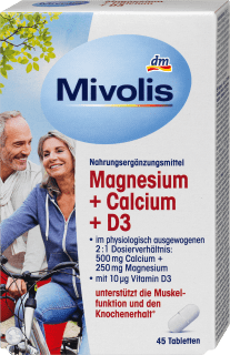 Magnesium + Calcium + D3 Tabletten 45 St, 94 g - VivaVoss