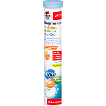 Magnesium Calcium Kalium + Vitamine B6 + D3 15 St Doppelherz