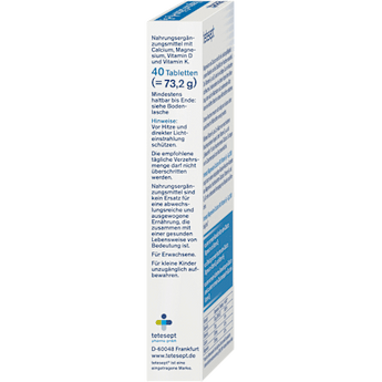 Magnesium Calcium Vitamin K + D Tabletten 40 St tetesept