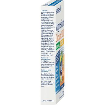 Magnesium Calcium Vitamin K + D Tabletten 40 St tetesept
