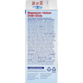 Magnesium + Kalium Direkt-Sticks 30 St Mivolis