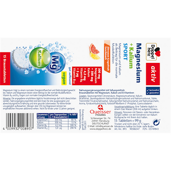 Magnesium Kalium Sport Brausetabletten (15 Stück) Doppelherz