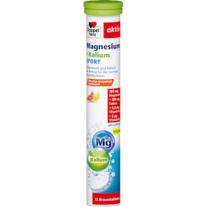 Magnesium Kalium Sport Brausetabletten (15 Stück) Doppelherz