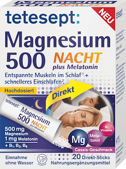 Magnesium Nacht plus Melatonin Direkt Sticks 20 St, 36 g - VivaVoss