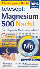 Magnesium Night Tablets 30 pcs., 42.6 g - VivaVoss