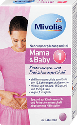 Mama & Baby 1 Tabletten 30 St, 22 g - VivaVoss
