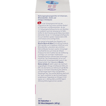 Mama & Baby 2 Tabletten 30 St + Weichkapseln 30 St Mivolis