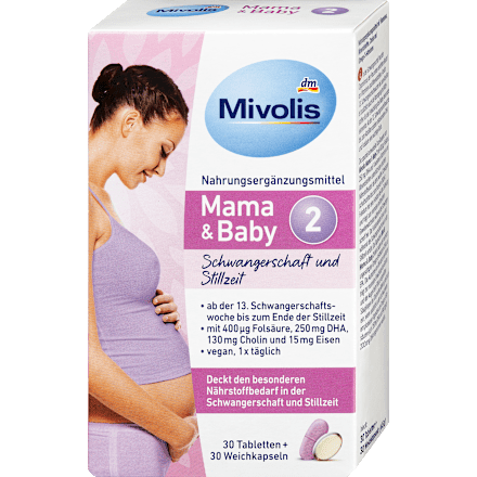 Mama & Baby 2 Tabletten 30 St + Weichkapseln 30 St Mivolis