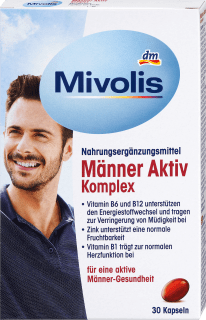 Männer Aktiv Komplex, Kapseln, 30 St., 26 g - VivaVoss