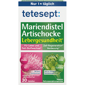 Mariendistel Artischocke Lebergesundheit Tabletten 30 St tetesept