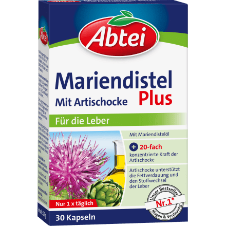 Mariendistel plus Kapseln 30 St, 22 g - VivaVoss