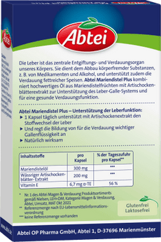 Mariendistel plus Kapseln 30 St, 22 g - VivaVoss