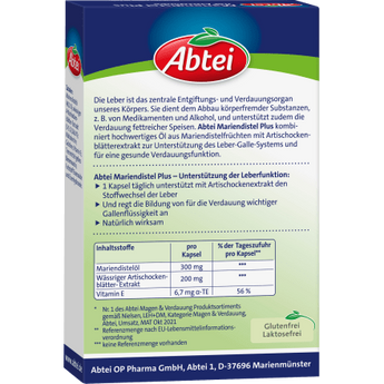 Mariendistel plus Kapseln 30 St, 22 g - VivaVoss