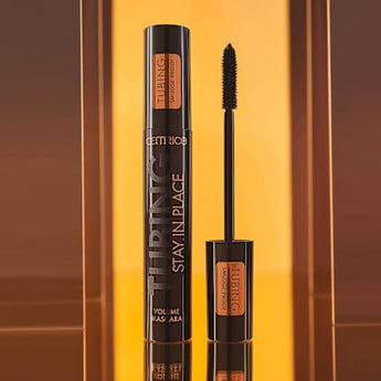 Mascara Tubing Stay In Place Volume 010 Panda-Proof Black 