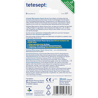 Meerwasser Nasen Spray Care tetesept