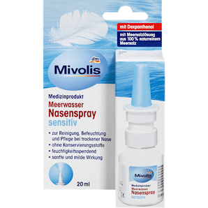 Meerwasser Nasenspray Sensitiv Mivolis