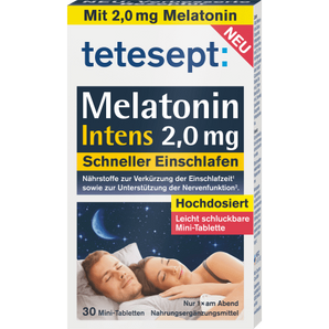 Melatonin Intens Mini Tabletten 30 St, 8,4 g - VivaVoss