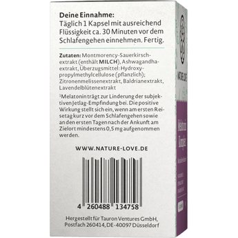 Melatonin Komplex Kapseln 60 St, 49 g - VivaVoss