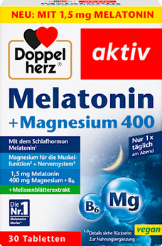Melatonin + Magnesium 400 30 pcs, 39 g - VivaVoss