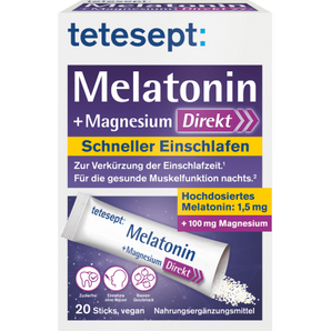 Melatonin Magnesium Direkt Sticks 20 St, 36 g - VivaVoss