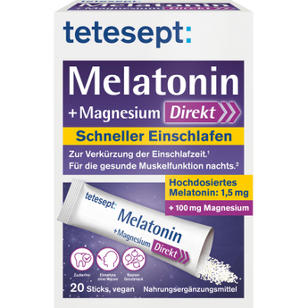 Melatonin Magnesium Direkt Sticks 20 St, 36 g - VivaVoss