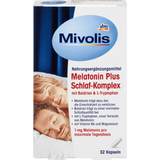 Melatonin Plus Schlaf - Komplex 32 Kapseln, 16 g - VivaVoss