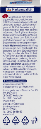 Melatonin Spray, 25 ml - VivaVoss