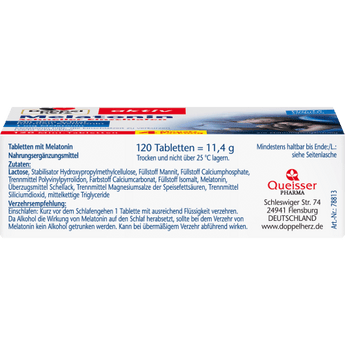 Melatonin Tabletten 120 St, 11,4 g - VivaVoss
