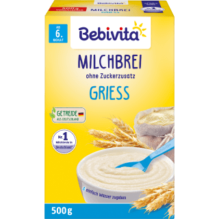 Milchbrei Grieß ab dem 6. Monat, 500 g - VivaVoss