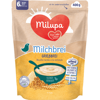 Milchbrei Grieß Miluvit ab dem 6. Monat, 400 g - VivaVoss