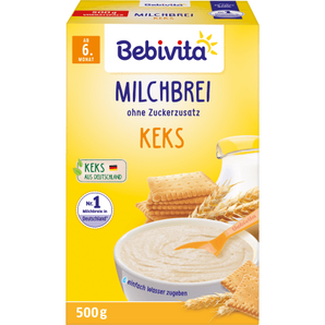 Milchbrei Keks ab dem 6. Monat, 500 g - VivaVoss