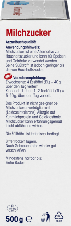 Milchzucker, 0,5 kg - VivaVoss
